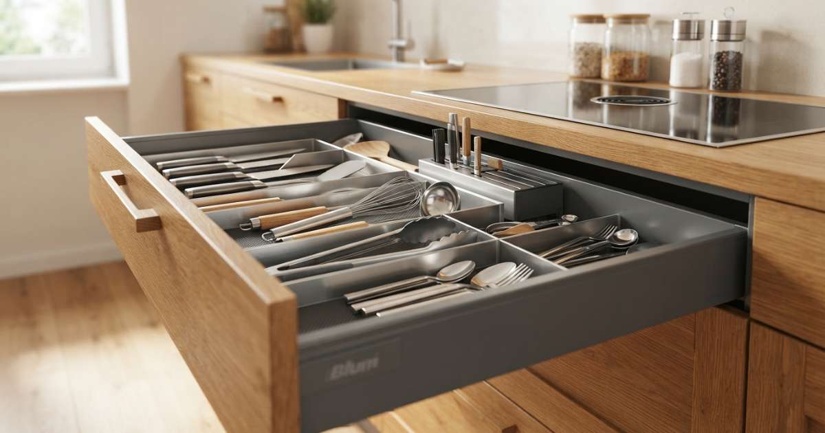 Phụ kiện bếp Blum: Các sản phẩm nổi bật và cách lựa chọn 3 Các sản phẩm phụ kiện bếp Blum nổi bật cho gian bếp