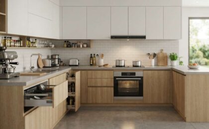 giá tủ bếp gỗ công nghiệp