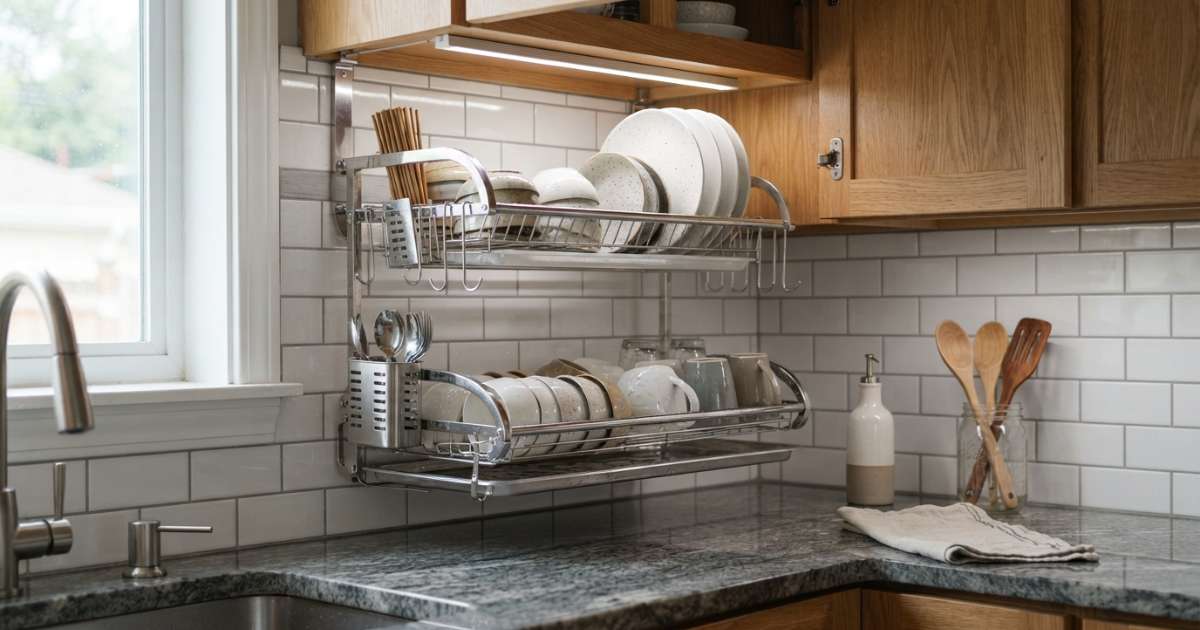 Kệ chén inox 2 tầng treo tủ bếp: Ưu điểm và cách lựa chọn 2 kệ chén inox 2 tầng treo tủ bếp