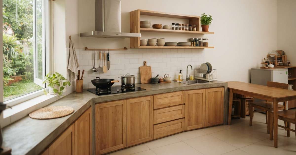 Lựa chọn nội thất cho phòng bếp đơn giản mà đẹp