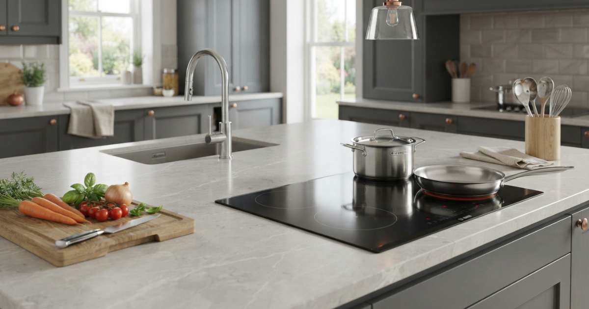 Mặt bếp đá nhân tạo: Ưu điểm, nhược điểm và báo giá tham khảo 2 mặt bếp đá nhân tạo