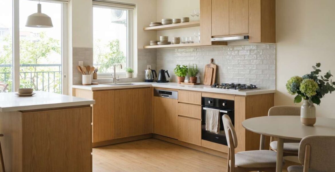 mẫu nhà bếp đẹp đơn giản