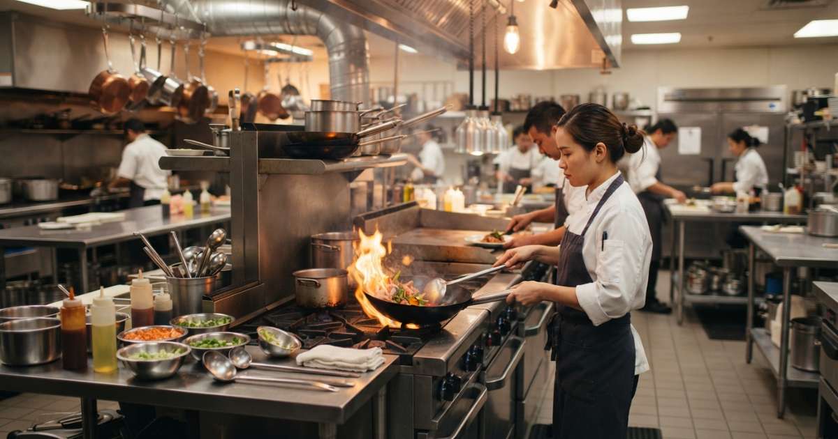 Thiết bị nhà hàng: Các nhóm thiết bị cần thiết cho bếp chuyên nghiệp 2 thiết bị nhà hàng