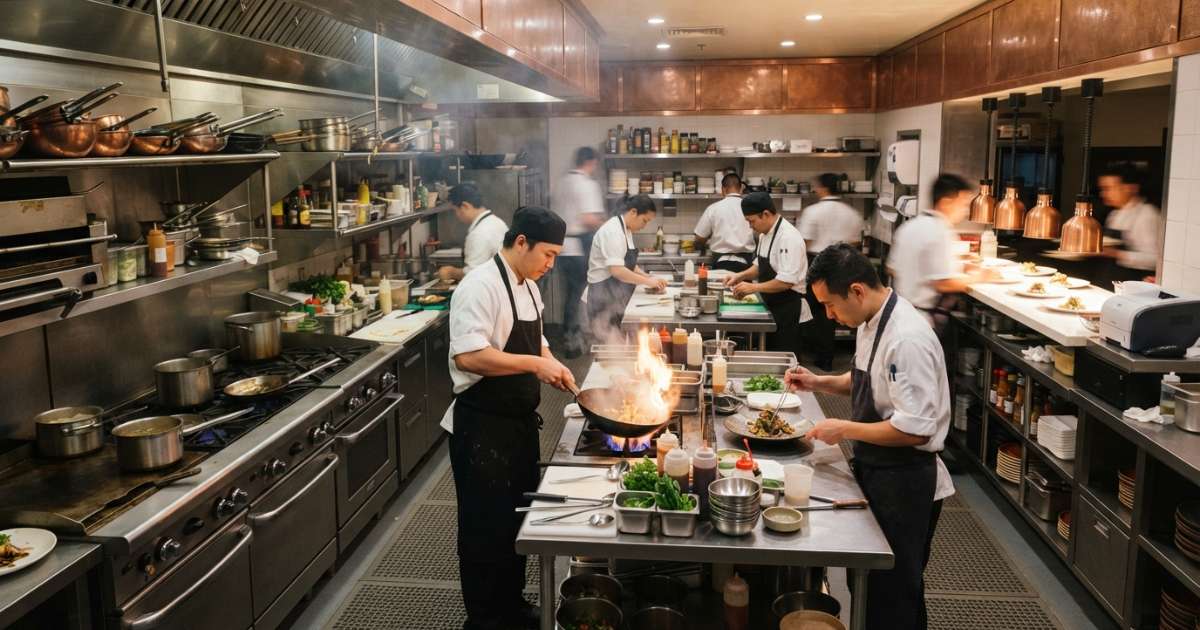 Tiêu chuẩn thiết kế bếp nhà hàng cần lưu ý khi thi công
