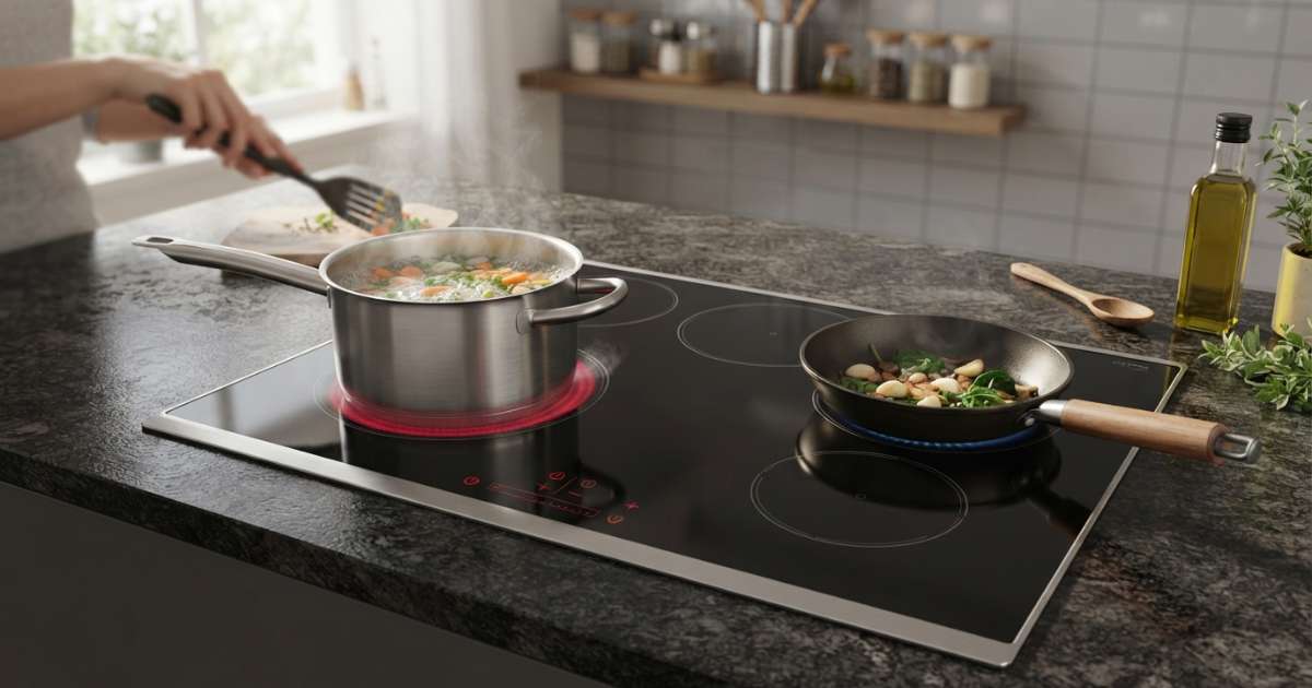 Tính năng an toàn vượt trội trên bếp từ Bosch PUC61KAA5E