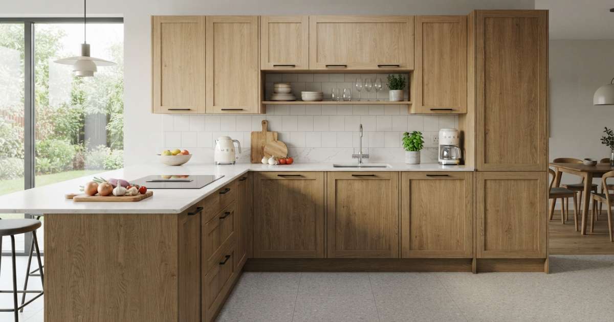 99+ mẫu tủ bếp gỗ mdf hiện đại dẫn đầu xu hướng năm 2025 2 tủ bếp gỗ mdf