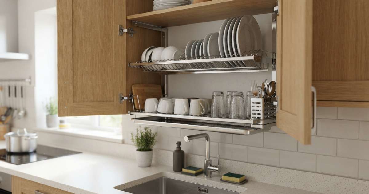 Kệ chén inox 2 tầng treo tủ bếp: Ưu điểm và cách lựa chọn 3 Ưu điểm vượt trội của kệ chén inox treo tủ bếp
