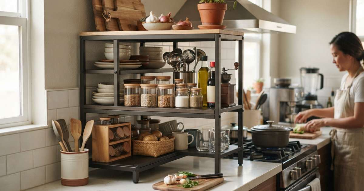 Các mẫu kệ để bếp phổ biến hiện nay
